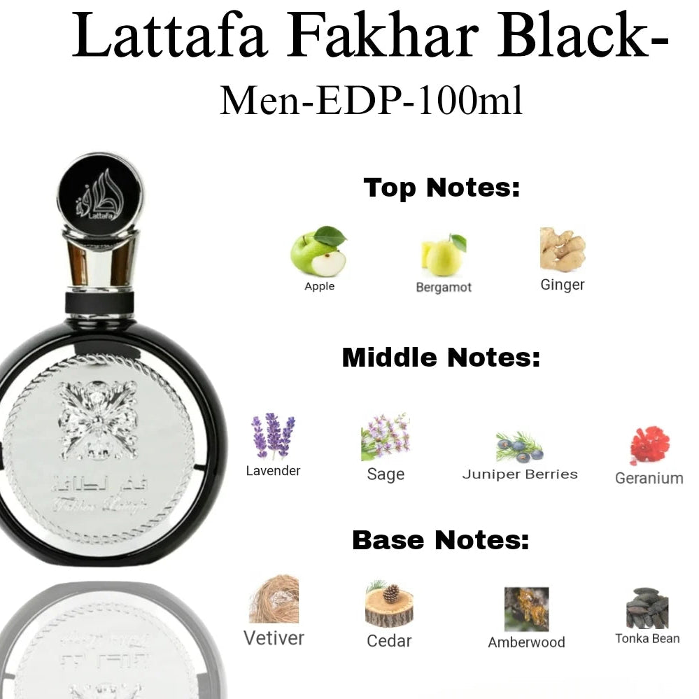 Lattafa Fakhar Black Eau De Parfum 100 ml